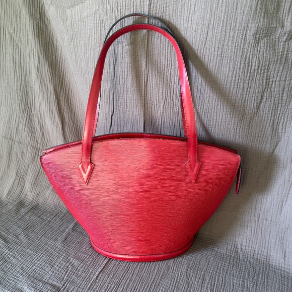 Louis Vuitton Saint Jacques GM bag & wallet in red EPI leather - Picture 11 of 16